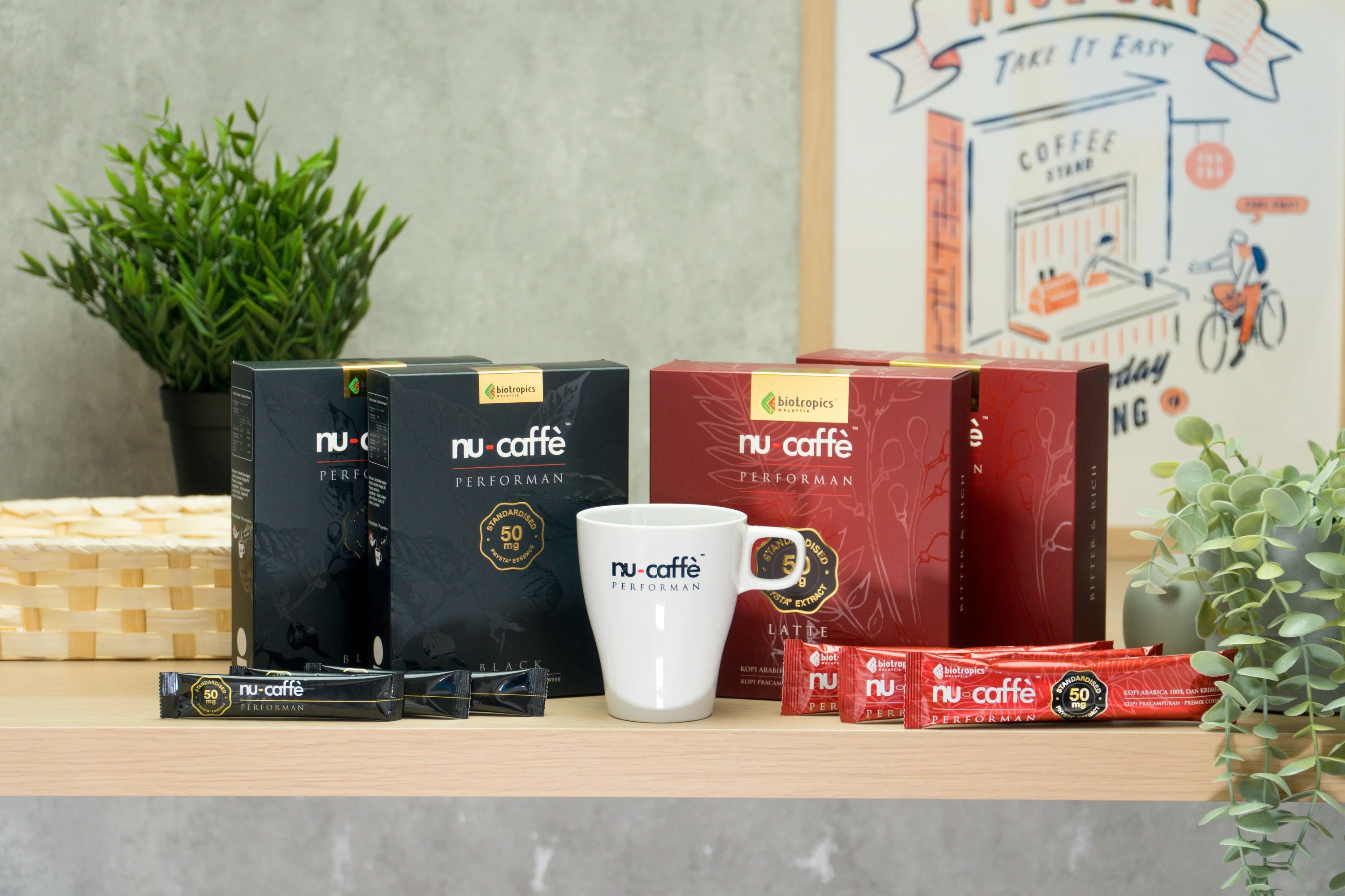 Nu Caffè Latte + Black